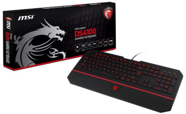 MSI Interceptor DS4100 7 Colors Gaming Keyboard MSI Interceptor DS4100 7 Colors Gaming Keyboard
